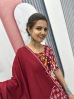 Lehenga Choli with Gamthi Mirror Work
