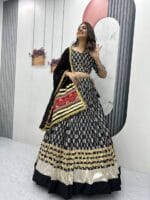 Navratri Gamthi Work Lehenga Choli