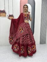 Navratri Lehenga Choli with Gamthi Mirror Work