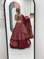 Navratri Lehenga Choli with Gamthi Work