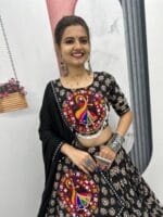 Navratri Lehenga Choli with Mirror Work