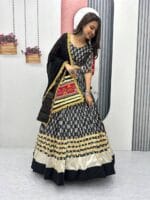 Navratri Special Gamthi Work Lehenga Choli Set 2025