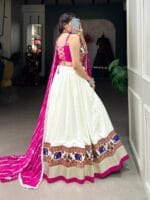 Rayon Gamthi Work Lehenga set