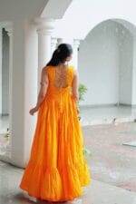 gamthi embroidery gown
