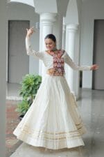 kora cotton lehenga