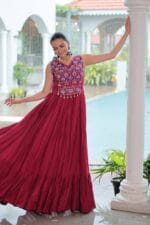 rayon festive gown