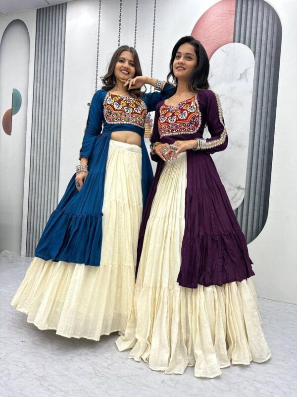 Navratri 9 Meter Flair Cotton Chaniya Choli